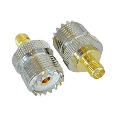 Imagem de Adaptador Coaxial UHF SO239 Para SMA Macho Fêmea PL259 Conector RF De 