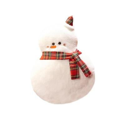 Imagem de Ｂｅｓｇａ Almofada Decorativa de Natal, Item de Colecionador para Decoração de Casa, Almofada Adorável de Inverno para Sofá, Cama, Lembrancinhas de Festa, Boneco de neve, Tamanho real