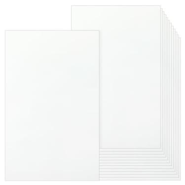 Imagem de Cartolina branca de 230 g - papel grosso de 21,6 x 35,5 cm, 100 folhas de cartolina pesada para impressão, para convites, menus, casamento, cartões DIY