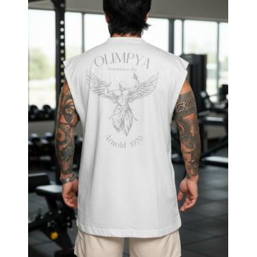 Imagem de Regata Oversized Machao Angel Olimpya Algodão Premium Verão - AL7, Bra