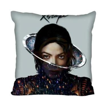 Imagem de Capas De Almofada Personalizadas Michael Jackson Super Star Com Zíper 