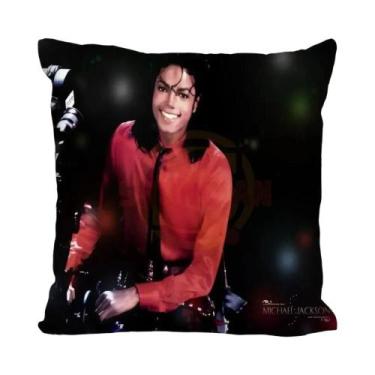 Imagem de Capas De Almofada Personalizadas Michael Jackson Super Star Com Zíper 