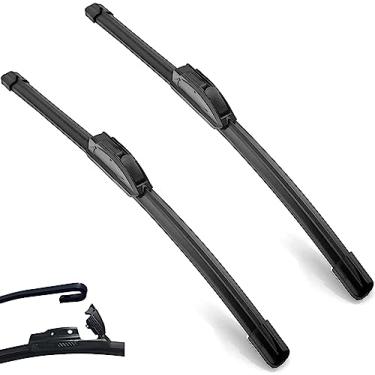 Imagem de KIT Palheta Limpador de Parabrisa Veicular Kit Dianteiro Silcone Reforçada Não Risca com Encaixe Específico para o Veículo Compatível com (Rav4 2007 á 2013)