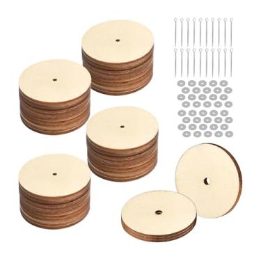 Imagem de TTETTZ Conjunto de 20 Juntas de Pino de para Bonecas, Discos de Fibra Rotativos, Conectores para Confecção de Bonecas E Brinquedos de Pelúcia, 30mm