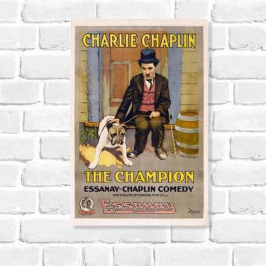 Imagem de Quadro Decorativo Chaplin - Arte Aqui, 15x20cm