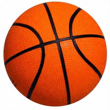 Imagem de Bola de Basquete Tamanho 7 Oficial | Borracha Reforçada de Alta Durabilidade | Aderência Superior e Controle Preciso | 480g, Circunferência 74,9cm | Ideal para Quadras Indoor e Outdoor