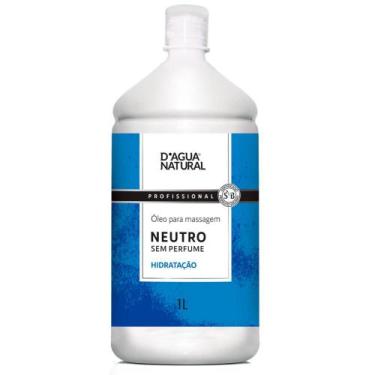 Imagem de Óleo Massagem Corporal Dagua Natural Neutro 1 Litro Hidratação Sem Per