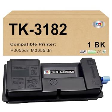 Imagem de PM Colori Substituição do cartucho de toner preto TK-3182 para Kyocera TK-3182 TK 3182 preto para impressoras a laser modelo P3055dn / P3155dn / M3655idn