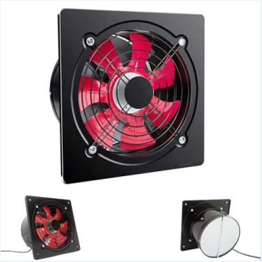 Imagem de 16 inches,HYZHANHONG Exaustor de Fábrica à Prova de Água IPX4, Baixo Nível de Ruído Fluxo de Ar Elevado 10-16 Polegadas Montagem na Parede Ventilador de Cozinha e Casa de Banho
