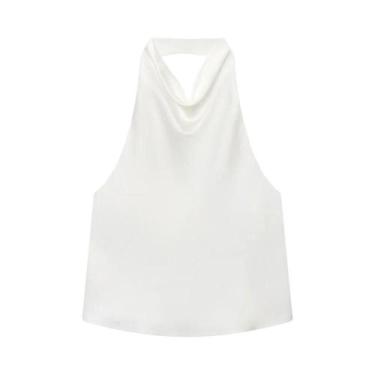 Imagem de Top De Corset Sem Costas Em Cetim Para Mulheres, Amarelo, Rosa, Preto,