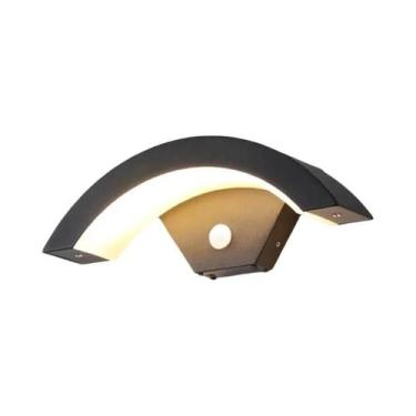 Imagem de Lâmpada De Parede Com Sensor De Movimento À Prova d'Água Para Exterior