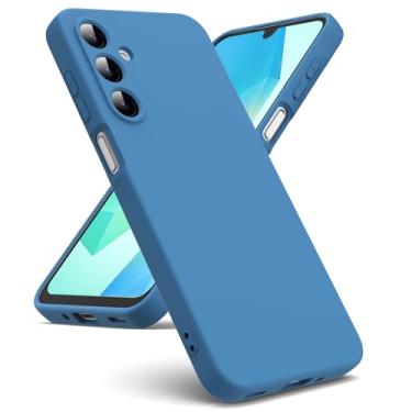 Imagem de Capa de telefone adequada para Samsung Galaxy A16 4G/5G [capa de silicone líquido] [interior de microfibra] capa de borracha silicone gel TPU líquido à prova de choque para Samsung Galaxy A16 4G/5G