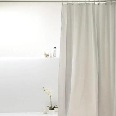 Imagem de Cortina Box Para Banheiro PVC 198x180cm Antimofo - Komeco, Cortina Lis