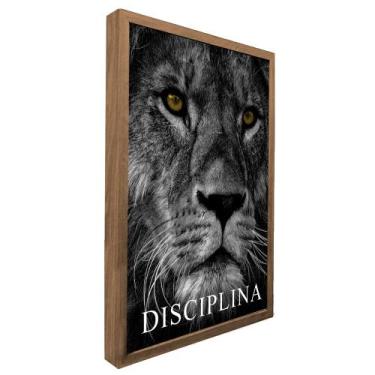 Imagem de Quadro Motivacional Leão em Disciplina - TACOLADO PAPEL DE PAREDE, 15 