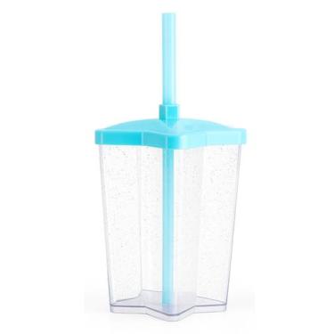 Imagem de Copo Estrela Lembrancinha 300ML Acrilico Festa Aniversário - Crgfestas