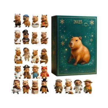 Imagem de Calendário Do Advento De Natal Com Capivara: Enfeite, Decoração De Fer