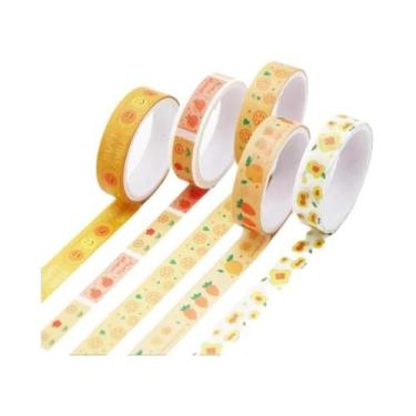 Imagem de Conjunto De Fitas Washi Kawaii 5 Peças, Adesivos Japoneses E Coreanos 
