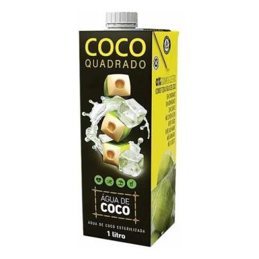 Imagem de Água de Coco Esterilizada Coco Quadrado Caixa 1l