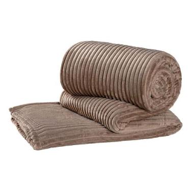 Imagem de Manta Flannel Coberta Queen Velvet Ultrasoft Macia Canelada Quentinha 