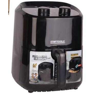 Imagem de Fritadeira elétrica preta sem óleo airfryer premium - STARTOOLS