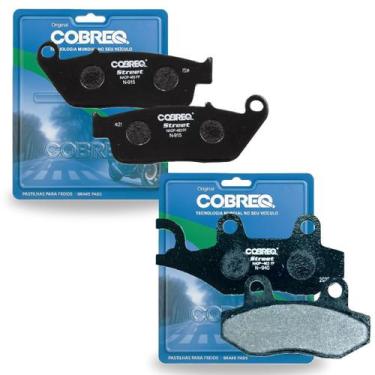 Imagem de Kit Pastilhas de Freio Para Kawasaki Versys 300 Cobreq