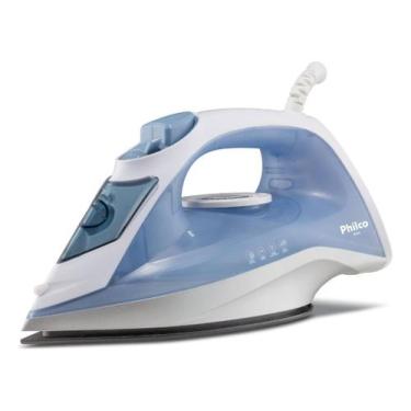 Imagem de Ferro A Vapor Philco 245ml Pfv40 Base Antiaderente Cor Branco, 220V