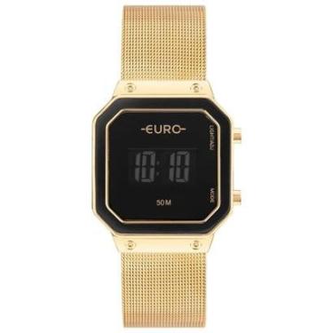 Imagem de Relógio Euro Feminino Fashion Fit Glam Dourado - EUJ8583AA/4D Relógio Euro Feminino Ff...