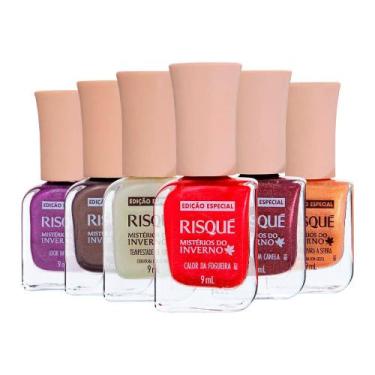 Imagem de Kit Esmalte Risqué Coleção Mistérios do Inverno - 6 Cores