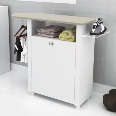 Imagem de Tábua de Passar com Organizador TP3020 Branco - Tecno Mobili