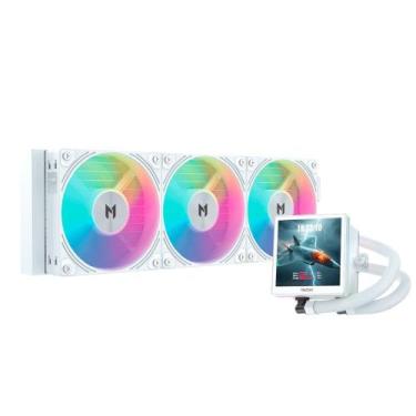 Imagem de Water Cooler MACH1 CHILL, ARGB, 360mm, AMD e Intel, Branco - IEV360WH