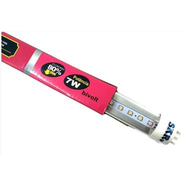 Imagem de Lâmpada De Led Skrw Tubular T-8 7w Rosa 45cm