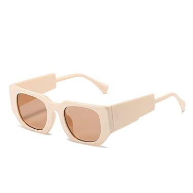 Imagem de Óculos de sol Personalidade Modelagem Net Red Street Shooting Moda Passarela Óculos de Sol Óculos de Sol Versáteis Masculinos e Femininos, 9, Tamanho Único