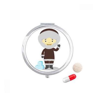 Imagem de ColdGreenland Caixa de armazenamento de remédios com desenho animado