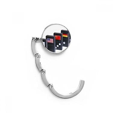 Imagem de Pai Gow Bandeira de dados para jogos de mesa gancho decorativo com fecho dobrável