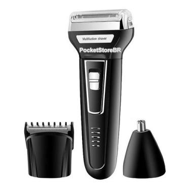 Imagem de Máquina Barbear Shaver Kemei 3 Em 1 Km-6558