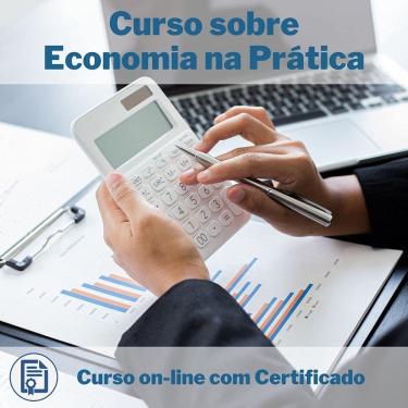 Imagem de Curso Online em videoaula sobre Economia na Prática com Certificado + 2 brindes