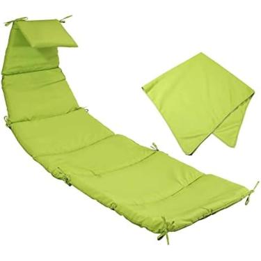 Imagem de Almofada E Guarda-chuva De Reposição De Tecido Para Espreguiçadeira, Atualize Sua Cadeira De Rede Suspensa Ao Ar Livre, Poltrona Suspensa, Espreguiçadeira Com Acessórios Resilientes E Elegantes,Ve