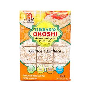 Imagem de Torrada Orgânica Zero Glúten Quinoa E Linhaça Okoshi Com 75g