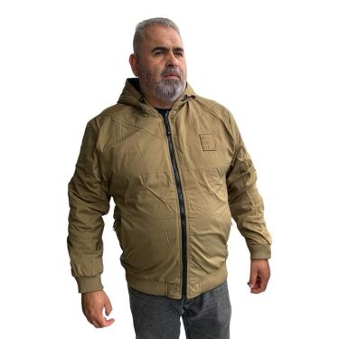 Imagem de Jaqueta Corta Vento Masculina Gangster Dupla Face Plus Size-Masculino