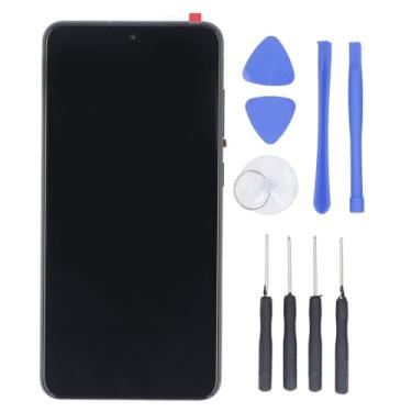 Imagem de OLED para Galaxy S21 FE, Substituição de Tela para S21 FE 5G Display LCD SM-G990B 990U G990W, Peças de Reparo do Conjunto de Tela de Toque do Digitalizador Com Moldura, Com