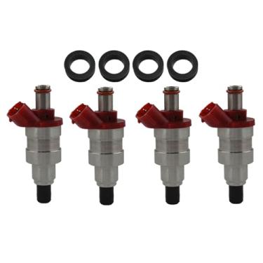 Imagem de munirater Substituição de injetor de combustível de 4 peças para Mazda B2600 MPV 2.6L 1989-1993 OEM G609-13-250 A46-00