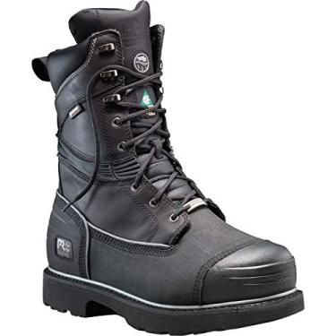 Imagem de Timberland PRO - Mens 10" Gravel Pit Mining Boot Steel Safety Toe Waterproof Insulated, Size: 10 D(M) US, Color: Black