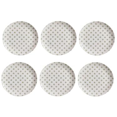 Imagem de Conjunto de Pratos Rasos 06 Peças Coup Grêta Porto Brasil