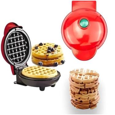 Imagem de Máquina De Waffle Grill Panqueca Elétrica Antiaderente - ZEM, 110V