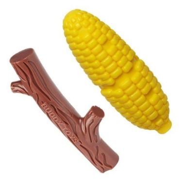 Imagem de Kit 2 Mordedor Nylon Buddy Toys (Graveto + Milho)