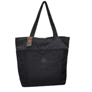 Imagem de Bolsa Sacola de Compra Grande com Bolso - good felps, Preto