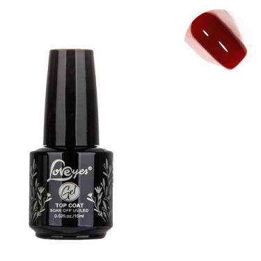 Imagem de 1 Top Coat Sem Goma Unha Gel Fibra Poligel Acrigel Porcelana - LOVE YE