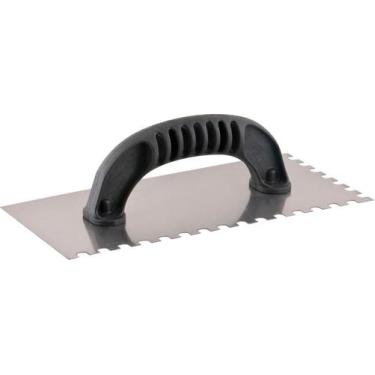 Imagem de Desempenadeira Aço Dentada 12,0x25,5cm Cabo Plástico Fechado - Vonder