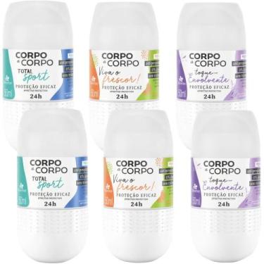 Imagem de 6 Desodorante Antiperspirante Roll on 50ml Davene