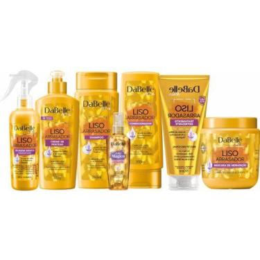 Imagem de Dabelle Kit Liso Arrasador Lisos e Alisados Termoativado + Máscara Hid